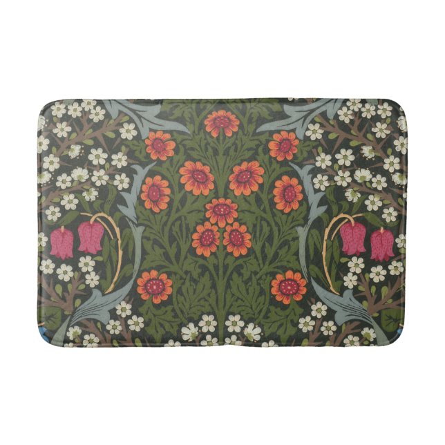 William Morris Blackthorn Garden Blume Classic Badematte (Vorderseite)