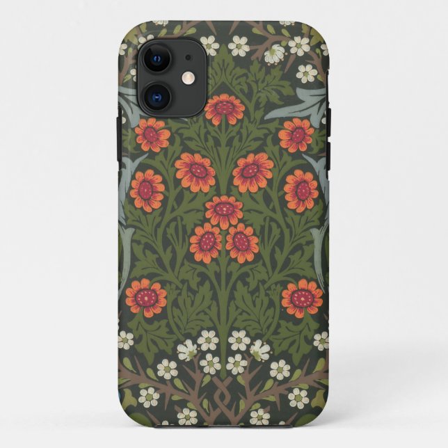 William Morris Blackthorn Garden Blume Classic Case-Mate iPhone Hülle (Rückseite)