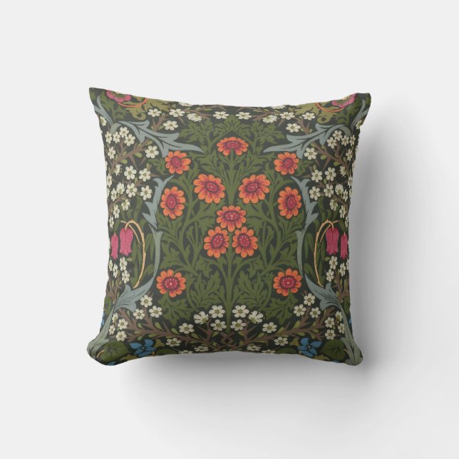 William Morris Blackthorn Garden Blume Classic Kissen (Vorderseite)