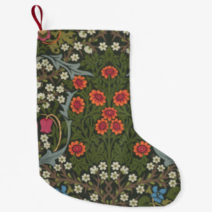 William Morris Blackthorn Garden Blume Classic Kleiner Weihnachtsstrumpf