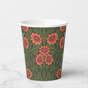 William Morris Blackthorn Garden Blume Classic Pappbecher