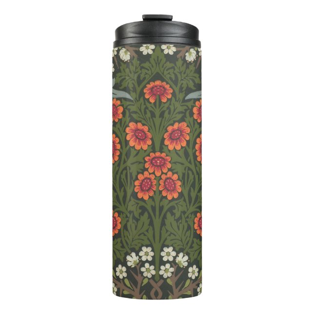 William Morris Blackthorn Garden Blume Classic Thermosbecher (Vorderseite)