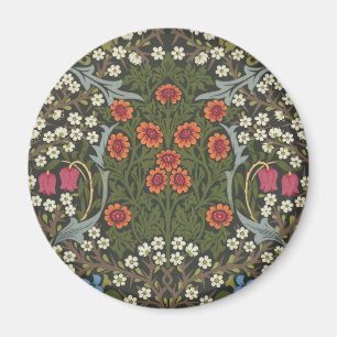 William Morris Blackthorn-Gartenblume Klassiker Magnet