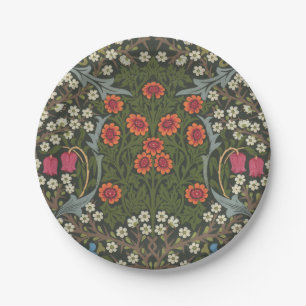 William Morris Blackthorn-Gartenblume Klassiker Pappteller