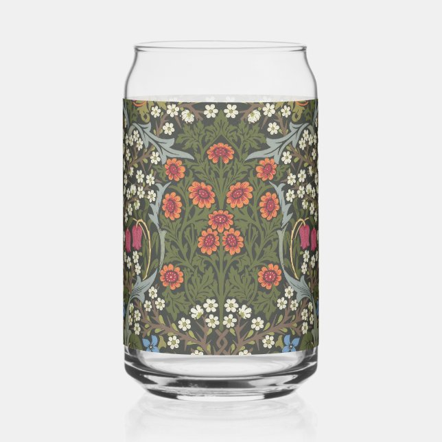 William Morris Blackthorn Gartenblumen Klassiker Dosenglas (Vorderseite)