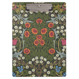 William Morris Blackthorn Gartenblumen Klassiker Klemmbrett