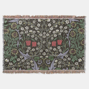 William Morris Blackthorn Tapestry Floral Decke