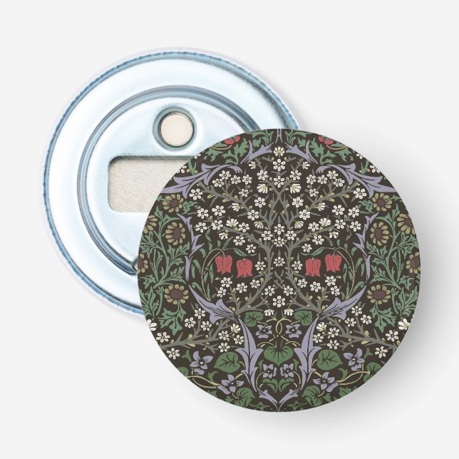 William Morris Blackthorn Tapestry Floral Flaschenöffner (Vorderseite)