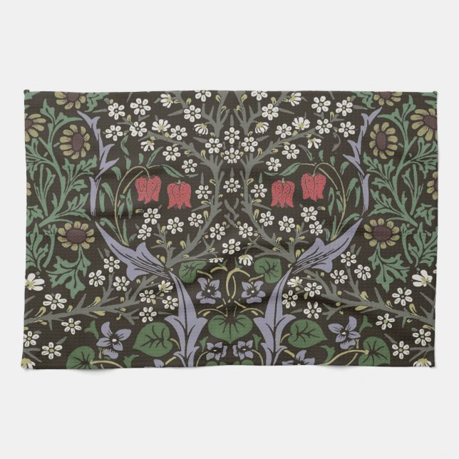 William Morris Blackthorn Tapestry Floral Geschirrtuch (Horizontal)