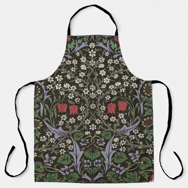 William Morris Blackthorn Tapestry Floral Schürze (Vorderseite)
