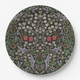 William Morris Blackthorn Tapeten Blumenmuster Pappteller