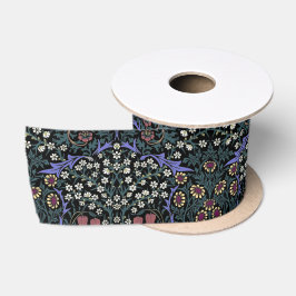 William Morris Blackthorn Victorian Wallpaper Satinband