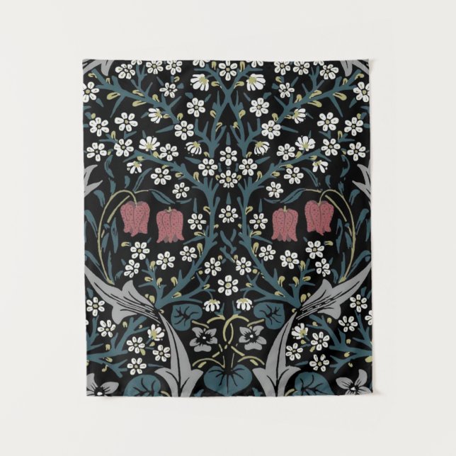 William Morris Blackthorn Wandteppich (Vorderseite)