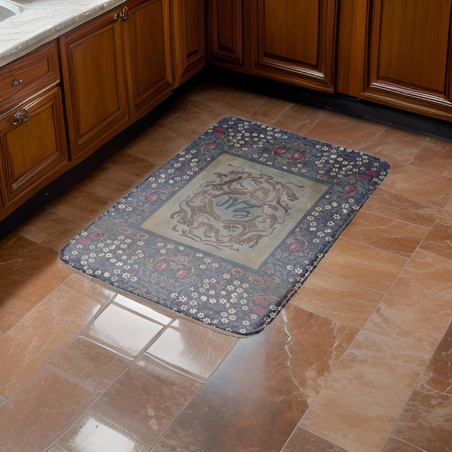 William * Morris Blackthorne Vintag Botanisch | Badematte (Von Creator hochgeladen)