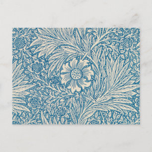 William Morris - Blaue Ringelblume Postkarte