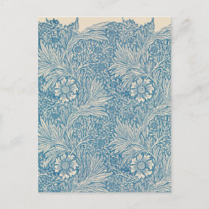 William Morris - Blaue Ringelblume Postkarte