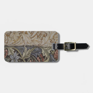 William Morris Blauglocken-Tapetendesign Gepäckanhänger