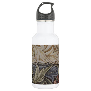 William Morris Blauglockentapete Botanischer Klass Trinkflasche