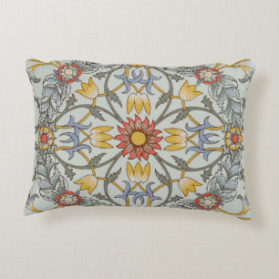 William Morris Bloral Circle Blume Illustration Dekokissen