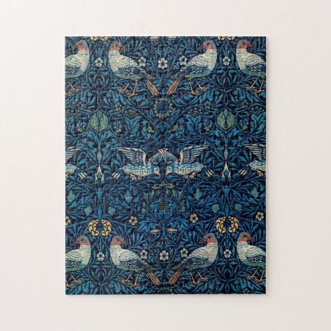 William Morris Blue Birds Tapestry Classic (Vertikal)