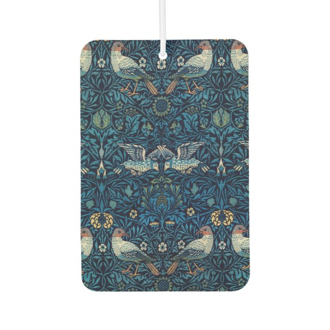 William Morris Blue Birds Tapestry Classic Autolufterfrischer (Vorderseite)