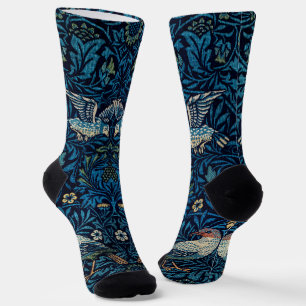 William Morris Blue Birds Tapestry Classic Socken