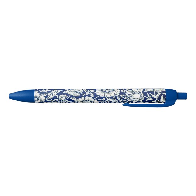 William Morris - Blue Mallow Kugelschreiber (Unterseite)