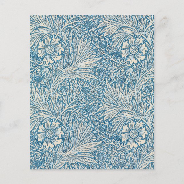 William Morris - Blue Marigold Scrapbook Paper (Vorderseite)