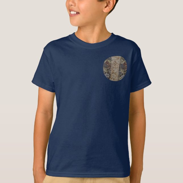 William Morris Bluebell Tapestry Design T-Shirt (Vorderseite)