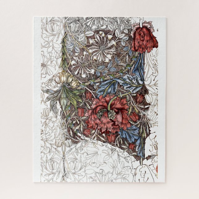 William morris Blume elegante Blumendarstellung (Vertikal)