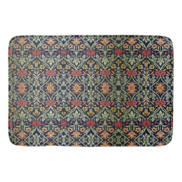 William Morris Blume Foliage Green Yellow Red Badematte