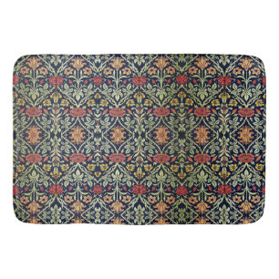 William Morris Blume Foliage Green Yellow Red Badematte