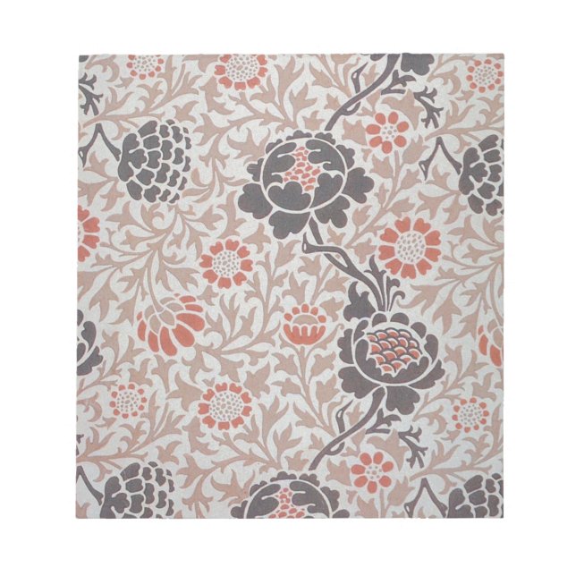 William Morris Blume Grafton Wallpaper Notizblock (Vorderseite)