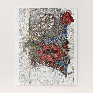 William Morris Blumen elegante florale Illustratio