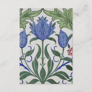 William Morris - Blumendesign für Tapeten Begleitkarte