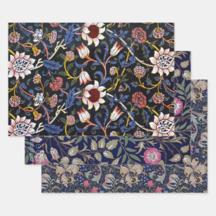 William Morris Blumendesign Geschenkpapier Set