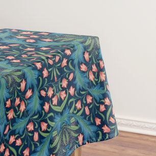 William Morris Blumengestaltung Harebell, Blau Ros Tischdecke