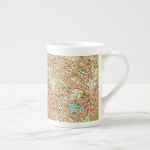 William Morris Blumenmuster Blumen Rosa Blau Prozellantasse