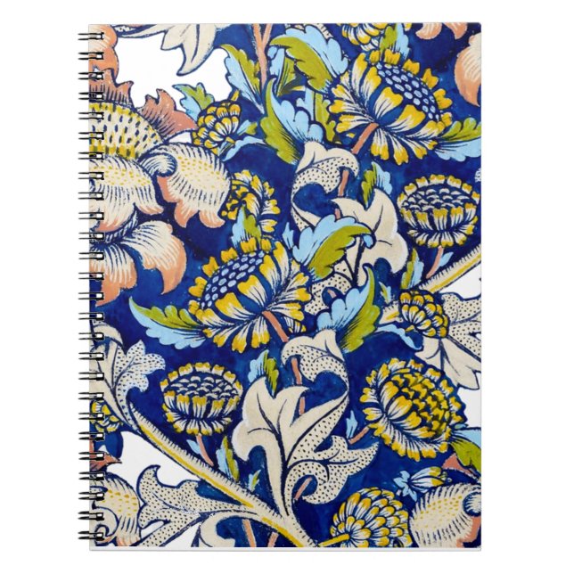 William Morris' Blumenmuster Notizblock (Vorderseite)