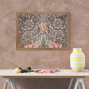 William Morris Blumenmuster Vintage  Fotodruck
