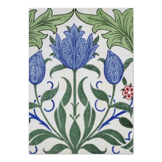 William Morris Blumentapeten Entwurf Einladung Zazzle Ch