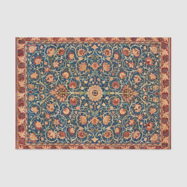 William Morris Blumustermuster Tissue Paper Seidenpapier (Vorderseite)