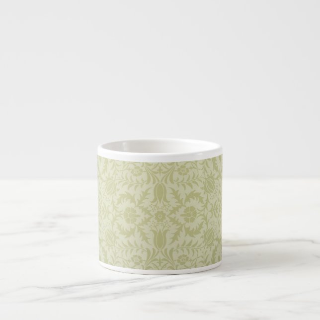 William Morris Borage Wedding Soft Green Espressotasse (Vorderseite)