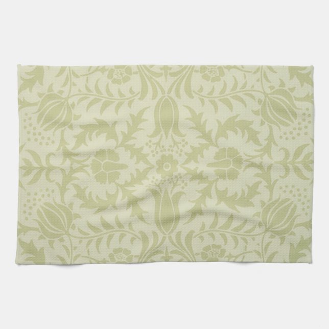 William Morris Borage Wedding Soft Green Geschirrtuch (Horizontal)