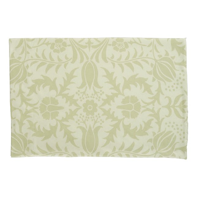 William Morris Borage Wedding Soft Green Kissenbezug (Vorderseite)