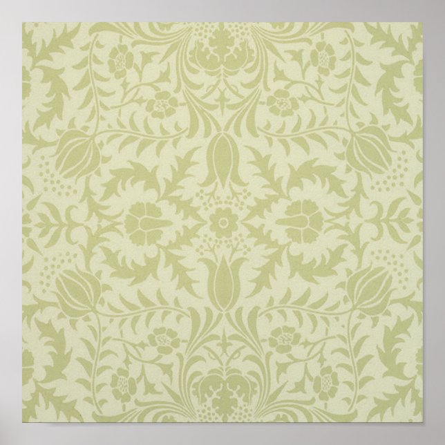 William Morris Borage Wedding Soft Green Poster (Vorne)