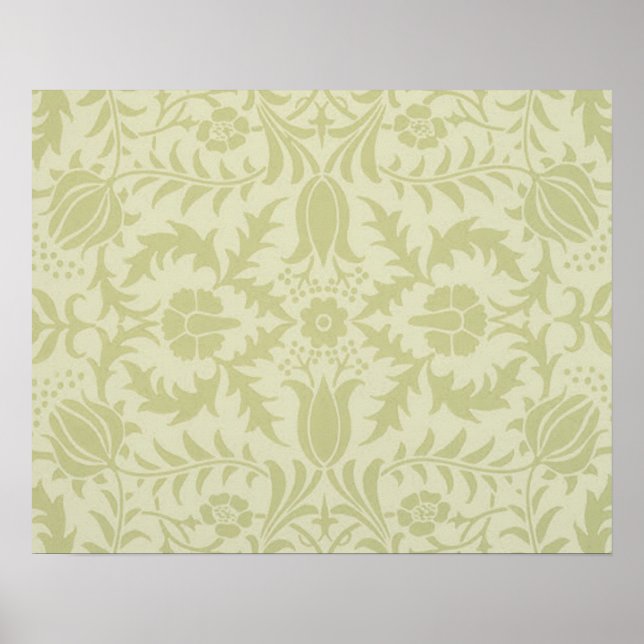 William Morris Borage Wedding Soft Green Poster (Vorne)