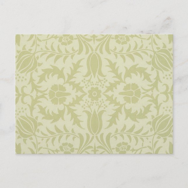 William Morris Borage Wedding Soft Green Postkarte (Vorderseite)