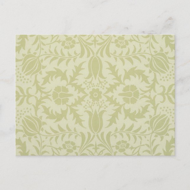 William Morris Borage Wedding Soft Green Postkarte (Vorderseite)