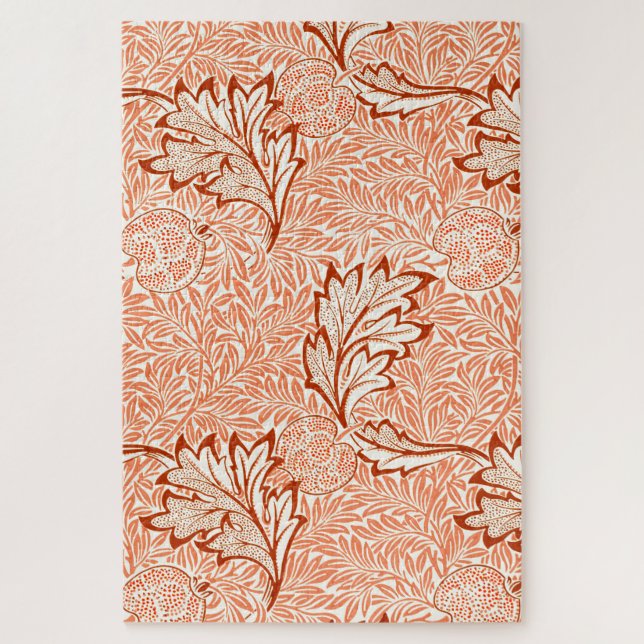 William Morris Botanical Apple Design (Vertikal)